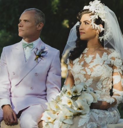 Loesha Zeviar ex-husband Flea married Melody Ehsani in 2019